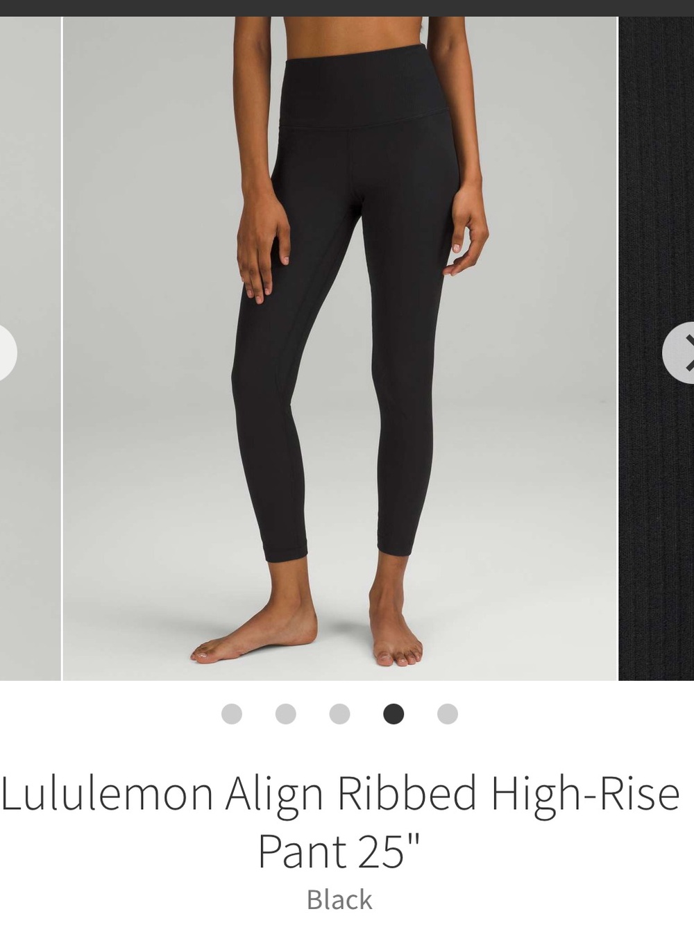 Lululemon Align Ribbed High-Rise Pant